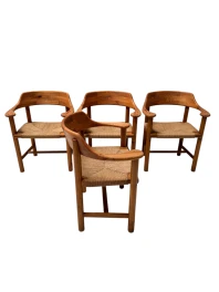 Four Mid-Century Modern Armchairs by Rainer Daumiller, 1970s